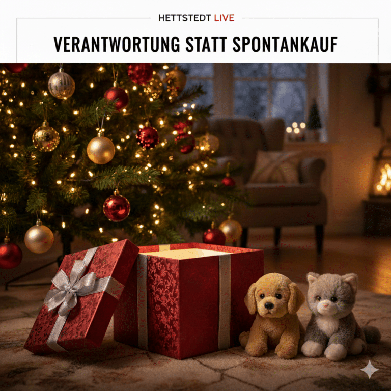 🎁 Tiere gehören nicht unter den Weihnachtsbaum! Tierschutz appelliert: Verantwortung statt Spontankauf