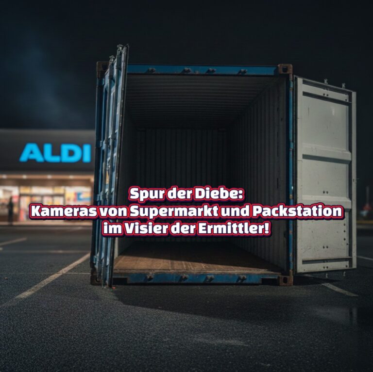 Spur der Diebe: Kameras von Supermarkt und Packstation im Visier der Ermittler!