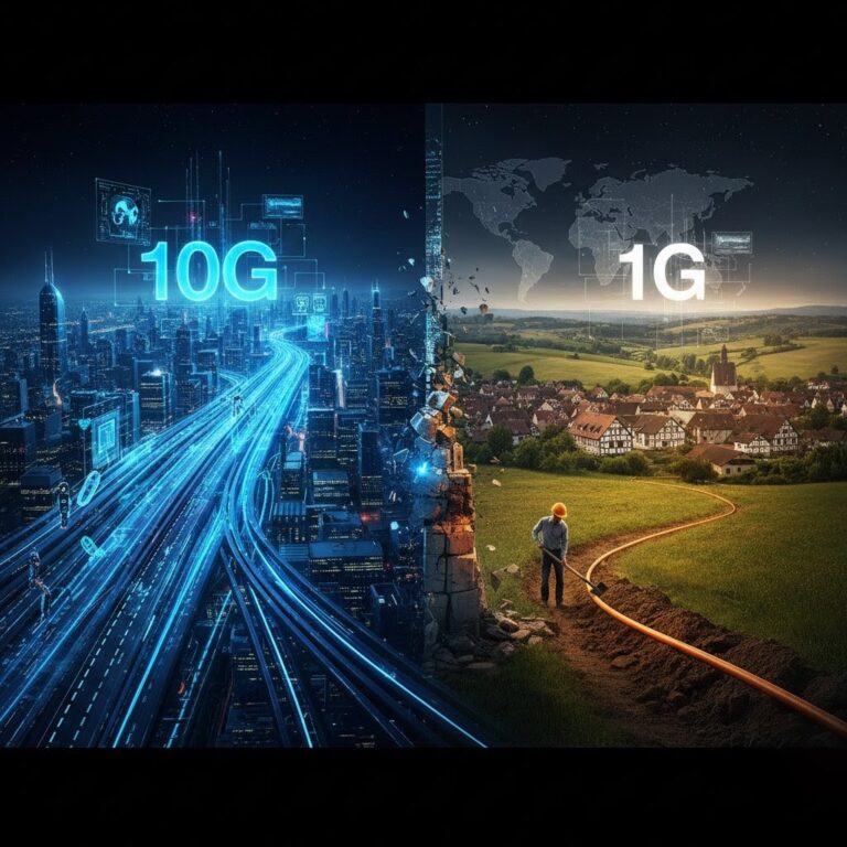 10G in China vs. Gigabit in Deutschland: Das digitale Duell