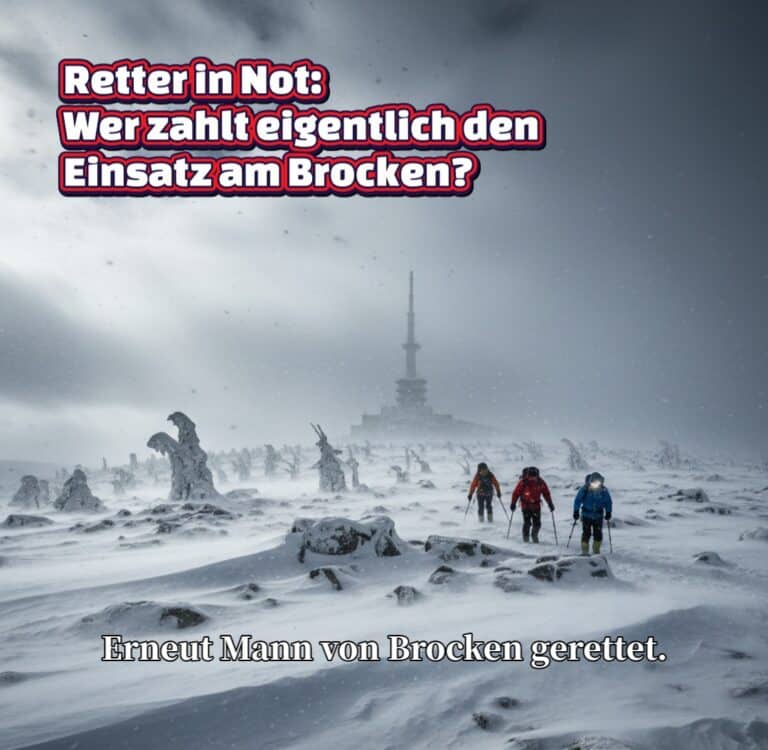 Retter in Not: Wer zahlt eigentlich den Einsatz am Brocken?