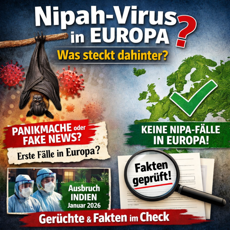 Faktencheck: Nipah-Virus in Europa? Was wirklich hinter den Meldungen steckt