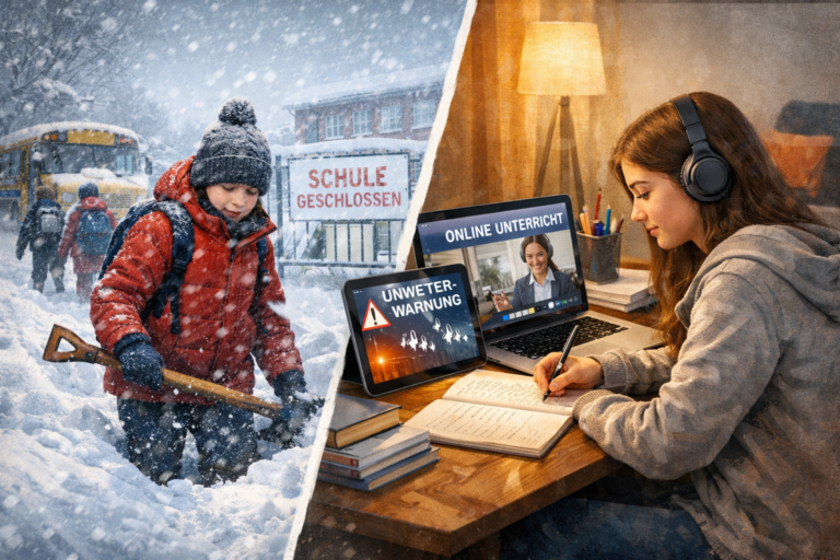 Zwischen „Schneeschippen“ und „Homeschooling“: Warum der Schulbesuch heute keine Frage der Härte mehr ist