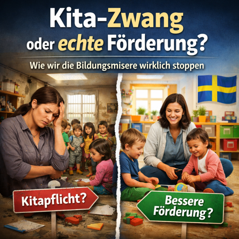 Kita-Zwang oder echte Förderung? Wie wir die Bildungsmisere wirklich stoppen
