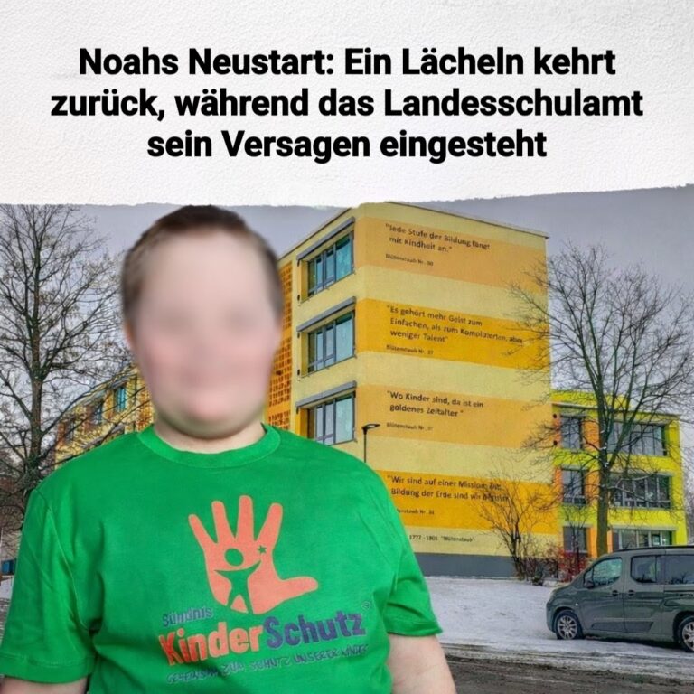 Noahs Neustart: Ein Lächeln kehrt zurück, während das Landesschulamt sein Versagen eingesteht