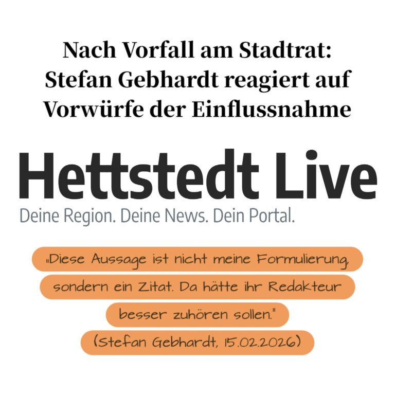 Nach Vorfall am Stadtrat: Stefan Gebhardt reagiert auf Vorwürfe der Einflussnahme