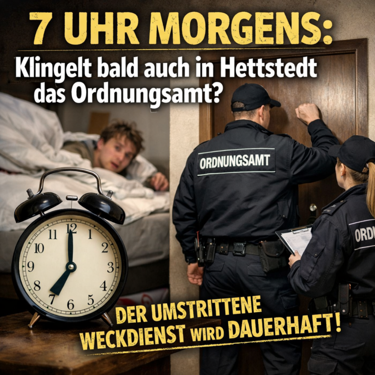 7 Uhr morgens: Klingelt bald auch in Hettstedt das Ordnungsamt?