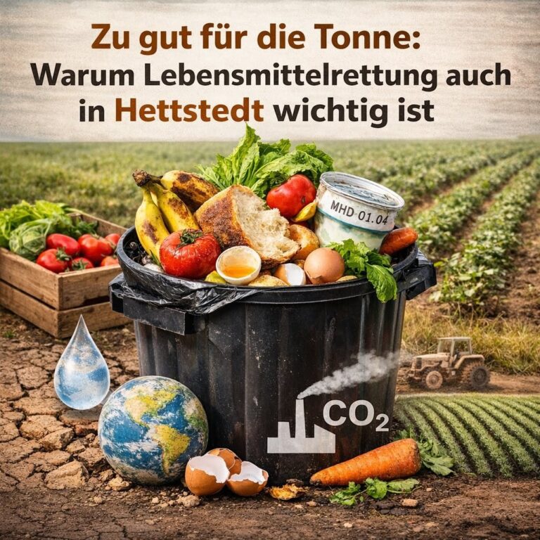 Zu gut für die Tonne: Warum Lebensmittelrettung auch in Hettstedt wichtig ist