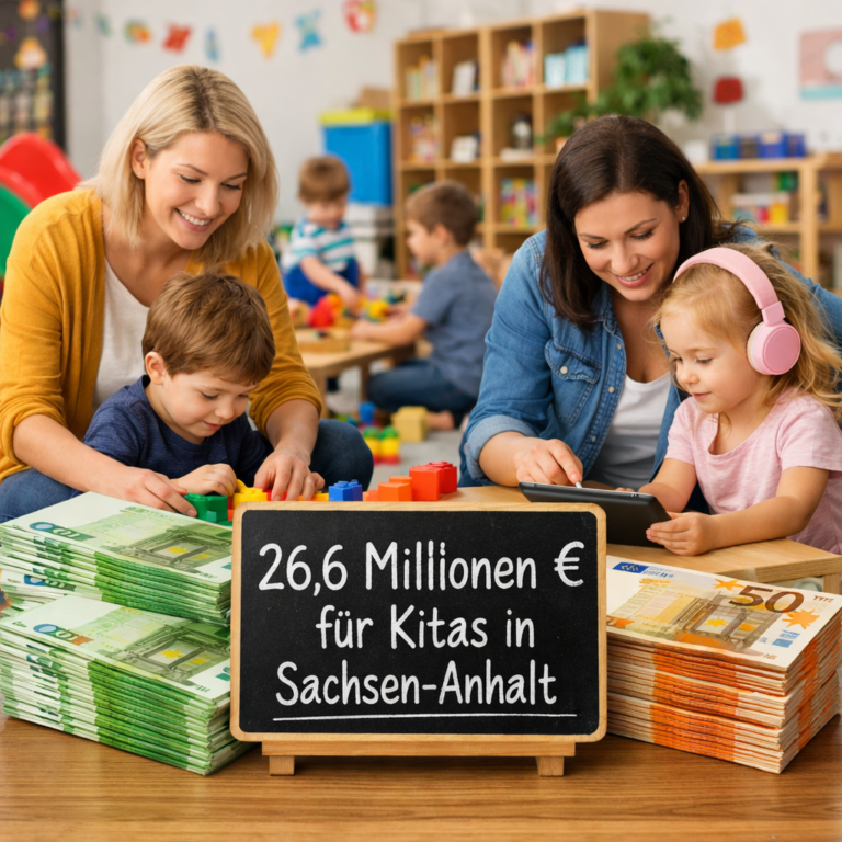 Zukunft der Kinderbetreuung: 26,6 Millionen Euro für Sachsen-Anhalts Kitas