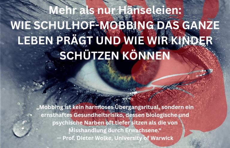 Mehr als nur Hänseleien: Wie Schulhof-Mobbing das ganze Leben prägt und wie wir Kinder schützen können