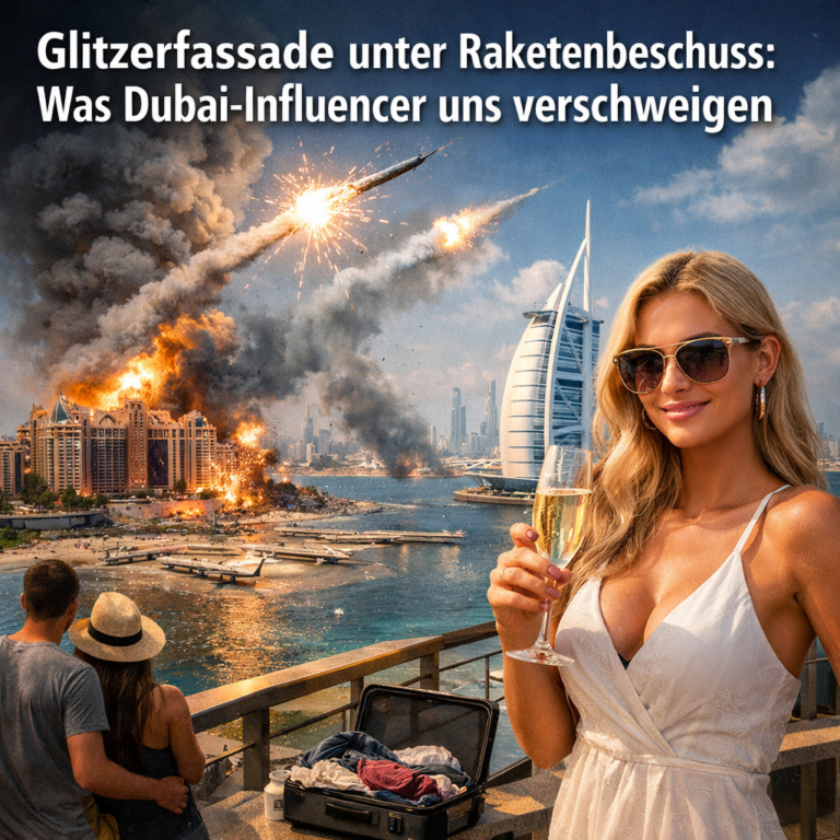 Glitzerfassade unter Raketenbeschuss: Was Dubai-Influencer uns verschweigen