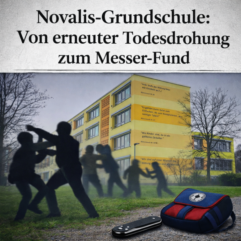 Novalis-Grundschule: Von erneuter Todesdrohung zum Messer-Fund