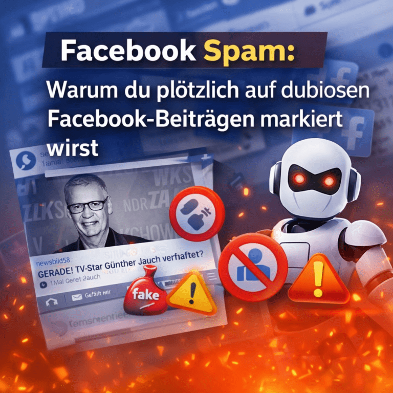 Facebook Spam: Warum du plötzlich in dubiosen Facebook-Beiträgen markiert wirst