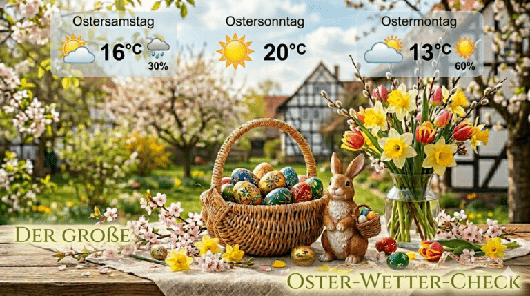 Der große Oster-Wetter-Check: Bleiben die Eiersucher in Hettstedt trocken?