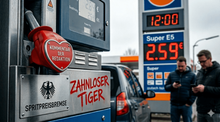 Kommentar: Der 12-Uhr-Schock hält an – Deutschlands Spritpreisbremse bleibt ein schlechter Scherz