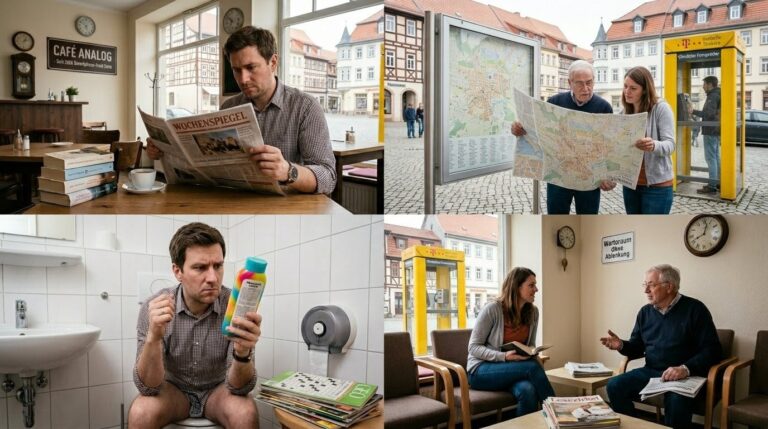 ​Die Renaissance der Shampoo-Flasche: Warum wir 2026 ohne Smartphones alle Genies (oder Lichtschalter-Profis) wären