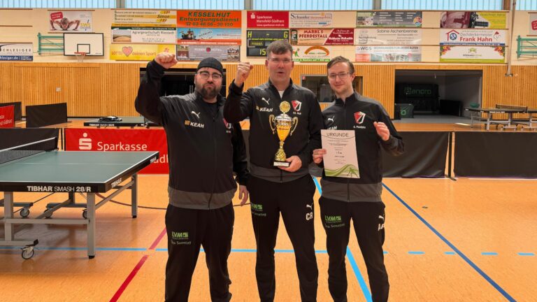 MSV Hettstedt Tischtennis löst Ticket für die Deutsche Meisterschaft!