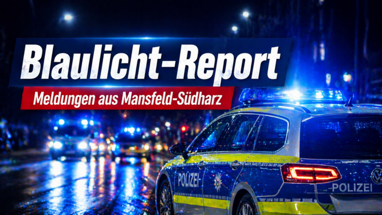 Blaulicht-Report: Aktuelle Meldungen aus Hettstedt und der Region