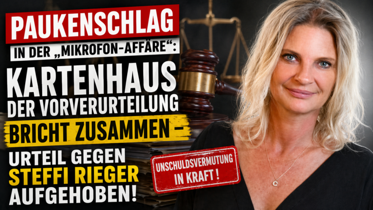 Paukenschlag in der „Mikrofon-Affäre“: Kartenhaus der Vorverurteilung bricht zusammen – Urteil gegen Steffi Rieger aufgehoben!