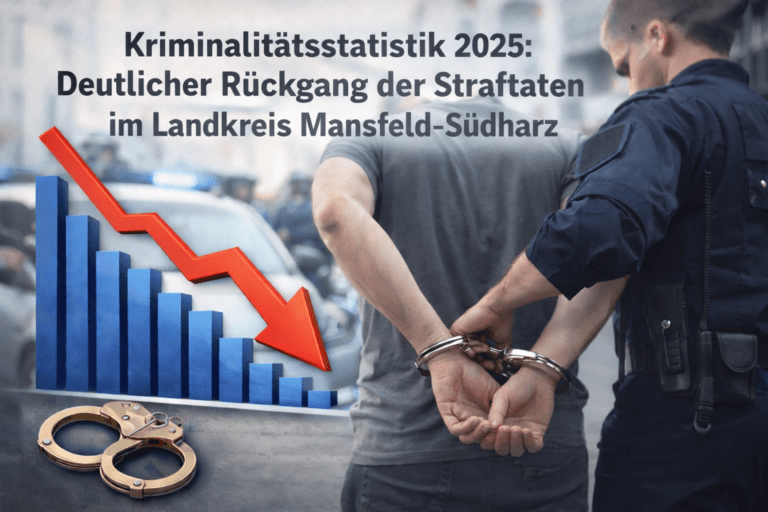Kriminalitätsstatistik 2025: Deutlicher Rückgang der Straftaten im Landkreis Mansfeld-Südharz