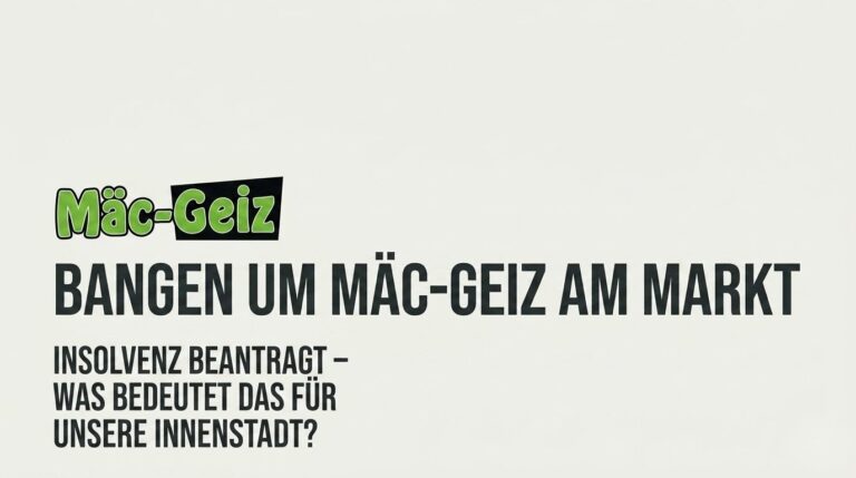 Mäc-Geiz meldet Insolvenz: Bangen um den Standort am Hettstedter Markt