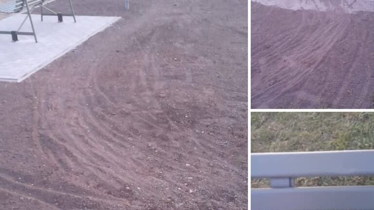Noch nicht einmal eröffnet und schon Vandalismus auf dem neuen Spielplatz in Walbeck!