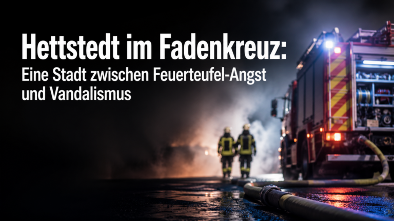 Hettstedt im Fadenkreuz: Eine Stadt zwischen Feuerteufel-Angst und Vandalismus