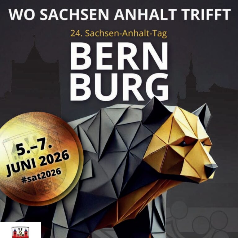 Sachsen-Anhalt-Tag 2026 beginnt heute in Bernburg