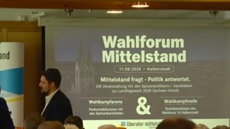 Politisches Wahlforum in Halberstadt: Parteien debattieren über die Zukunft Sachsen-Anhalts