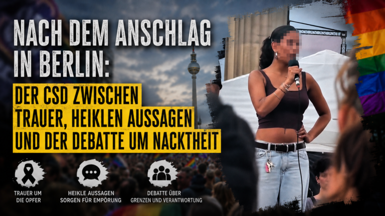 Nach dem Anschlag in Berlin: Der CSD zwischen Trauer, heiklen Aussagen und der Debatte um Nacktheit