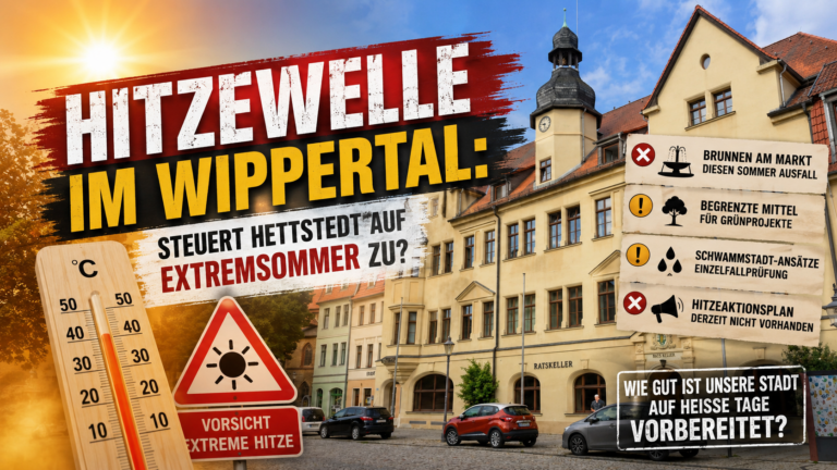 Hitzewelle im Wippertal: Steuert Hettstedt auf Extremsommer zu?
