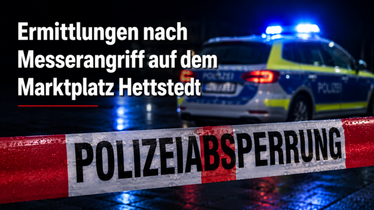 Ermittlungen nach Messerangriff auf dem Marktplatz Hettstedt