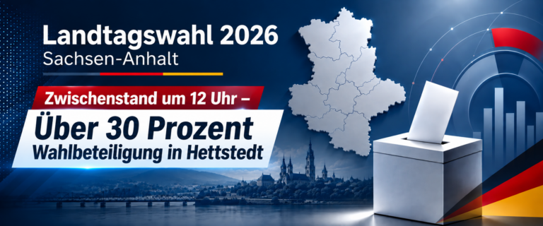 Landtagswahl 2026: Zwischenstand um 12 Uhr – Über 30 Prozent Wahlbeteiligung in Hettstedt