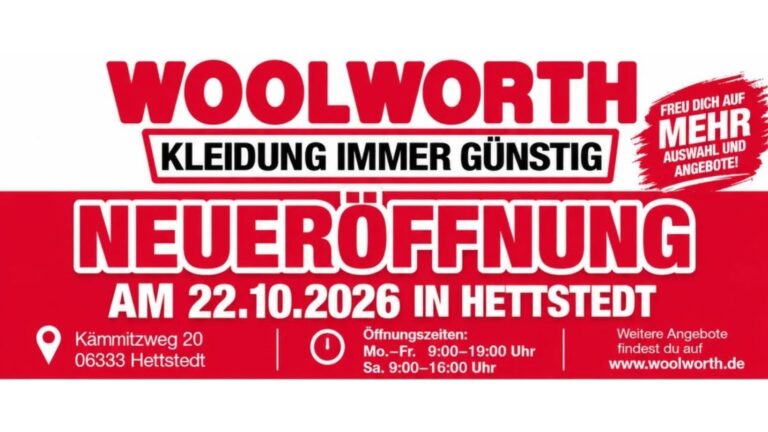 Woolworth lädt zur großen Neueröffnung ein