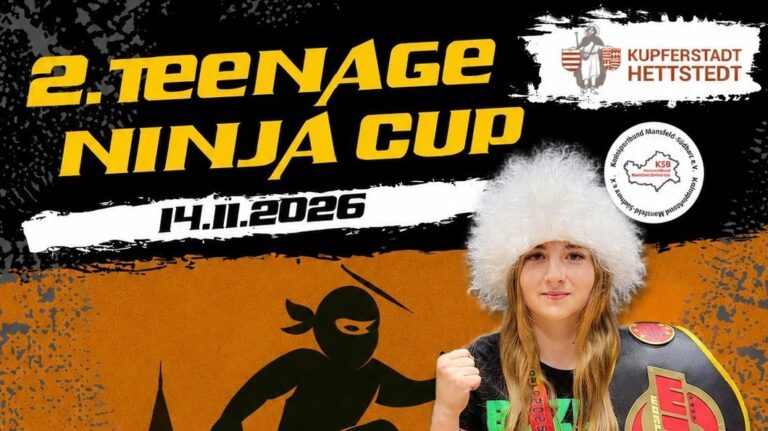 2. Teenage-Ninja-Cup in Hettstedt: Jetzt noch schnell anmelden und die Drushba-Halle erobern
