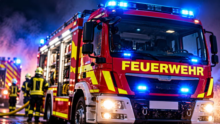 Dramatischer Wohnungsbrand in der Schillerstraße: Nachbarn retten Mutter und Kleinkind